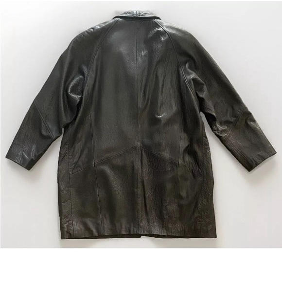 Ralph Lauren Vintage Leather Coat, Womens size XL - Picture 12 of 14